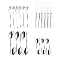 Esmeyer 176-080 - Service de 24 Couverts Laura en INOX 18/0 Poli