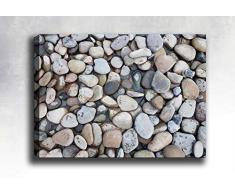 Bonamaison Peinture sur toile, multicolore, 30 x 40 cm - ConÃ§u et fabriquÃ© en Turquie