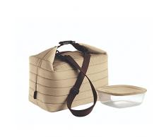 Guzzini, Grand Sac Isotherme A/Compartiment Fraicheur Handy, (Bag) 30 x 18 x h30 cm; (Container) 19,6 x 19,6 x h7 cm - 1400 cc