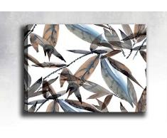 Bonamaison Peinture sur toile, multicolore, 30 x 40 cm - ConÃ§u et fabriquÃ© en Turquie