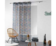 Douceur dIntÃ©rieur PALPITO Panneau Ã Åillets, Polyester, Anthracite, 240x140 cm