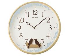 Seiko QXC237Z Horloge Murale, Plastique, Mehrfarbig, 33 x 6,4 x 33 cm