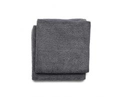 Brabantia Microfiber Torchon (Lot de 2), Gris FoncÃ©, 30 x 30 cm