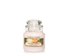 YANKEE CANDLE 1302676E Bougie Parfumée en Pot Fleurs Champaca, Rose, Small