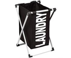 AmazonBasics Panier Ã linge simple Noir