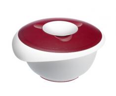 Westmark 3155227R Bol de mÃ©lange avec Couvercle 2 Parties PolypropylÃ¨ne Rouge 28 x 27 x 14,5 cm