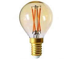 Girard Sudron 165461-LED Ampoule Balle de Golf G45 LED Filament 45 mm E14 (SES) Blanc Chaud 260 lumens Dimmable 4 W Ambre