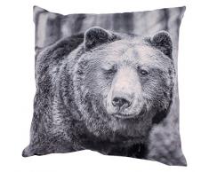 Soleil docre Coussin DÃ©co DÃ©houssable, Polyester, Multicolore, 45 x 45 cm