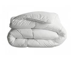 Neorev Couette Fibre Synthétique Blanc 200 x 200 x 5 cm