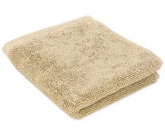 Decotex DECDBCA0 Boutique Serviette de Toilette pour Le Visage Coton de Turc Caramel 33 x 33 cm