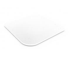 Pebbly 99-14TRIW Dessous de Plat Verre Trempé Blanc 16 x 16 cm