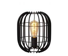 Lucide 78599/01/30 Lampe de table, MÃ©tal, E27, 40 W, Noir