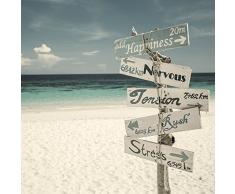 Artis 613283 Funny Sign DÃ©coration Murale Toile Multicolore 65 x 65 cm