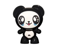 Muy Pop CAMP1078 Sculpture Crazy Panda GM, RÃ©sine, Noir/Blanc