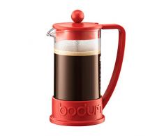 Bodum - 10938-294 - Brazil - CafetiÃ¨re Ã Piston 8 Tasses - 1 L - Rouge