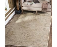 Safavieh Tapis dinspiration Vintage, Tissé Fibre de Viscose douce Tapis en Gris Pierre, 160 X 230 cm