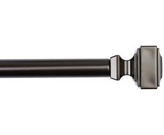 AmazonBasics Tringle à rideau 2,54 cm avec embouts carrés, 91,44 à 182,88 cm, Bronze