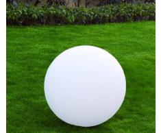 Boule lumineuse filaire pour extérieur éclairage puissant LED blanc BOBBY ∅50cm culot E27