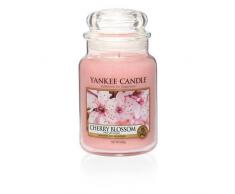Yankee Candle Bougie en pot, Rose, Grande Fleur de cerisier