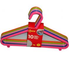 PMS Lot de 8 cintres pour vÃªtements pour Enfants Couleurs ASST