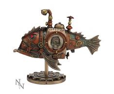 Nemesis Now Sub Piranha Figurine Orange 22,5 cm RÃ©sine Taille Unique