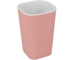 Metaltex 401024145 Gobelet à Brosse à dent, Plastique, Rose/Blanc, 7,5 x 7,5 x 11 cm