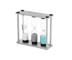 Bredemeijer B0011 Duet Classic Sablier Ã ThÃ© 3 Temps, Acier Inoxydable, Argent, 30 x 90 x 81 cm