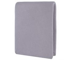 CelinaTex Aqua Drap-Housse, lit sommier tapissier, Lits à Eau, Coton, élasthanne 180x200-200x220 cm Gris Platine