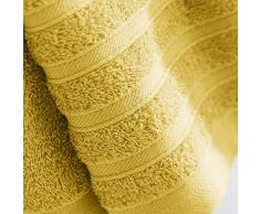 douceur dintérieur serviette de toilette 50x90 cm eponge vitamine miel