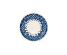 Villeroy & Boch 10-4184-1310 Soucoupe Tasse cafÃ©, Porcelaine Premium, Blanc/Bleu, 16cm