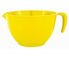 Zak Designs 1530- 7095E Bols à mixer 1,9 L fond antidérapant graduation intérieure jaune mélamine