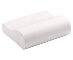 Oreillers et matelas de santé Elsa - Oreiller de Voyage 33/9 cm housse en coton blanc incl.
