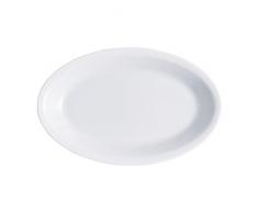 Saturnia Assiette Ovale Porcelaine B. Co cm.24Â Rome