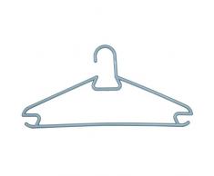 MSV polypropylène cintres en Plastique, Lot de 5âGris