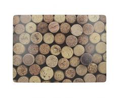 Creative Tops Wine Premium Lot de 6 sets de table avec dos en liège, marron, Large Placemats