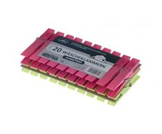 Keim Germes de 401302Â Plastique Pinces Ã Linge superstark, 20Â piÃ¨ces, Plastique, Multicolore, 16Â X 8Â X 3,5Â cm