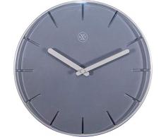 NeXtime 7341GS Horloge Murale, Plastique, Grey, 29,5 cm