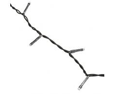 E=M6 5EIN107MC Guirlande Clignotante 50 LED, Plastique, Multicolore