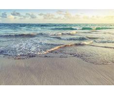 Scenolia Tableau dÃ©coratif Grand Format sur Toile LA Plage 90 x 60 cm | Impression Haute qualitÃ©