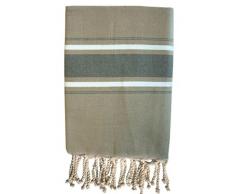 HR Decoraction Sophie Serviette de Plage, Coton, Lin, 200Â x 100Â x 0.5Â cm