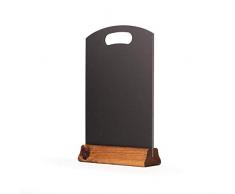 Chalkboards UK Tableaux Noirs Britannique A4Â Ã Main Dessus de Table Tableau Noir avec Socle (Hâ¯: 297Â mm x wâ¯: 210Â mm), Bois, Noir, 32Â x 21Â x 4Â cm