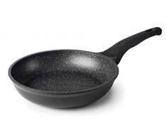 Lacor poêle en Aluminium Compatible Induction 24128 eco 28 cm-Couleur: Piedra