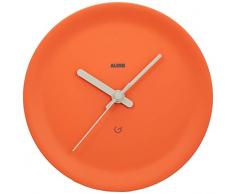 Alessi Ora Out Horloge sur arête en résine thermoplastique 21x21x15 cm Arancione