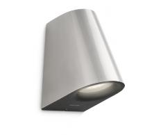 Philips myGarden Virga 172874716 Applique murale LED dextÃ©rieur En acier inoxydable Avec dÃ©tecteur de mouvement 3 wattsW