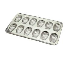 Gobel 164710 Moule / plaque de 12 Madeleines Fer Blanc