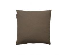 LINUM Annabell Housse de Coussin, Coton, Brun, 40 x 40 cm