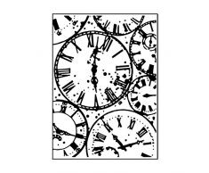 Carabelle Studio AE60018 Classeur de gaufrage-Modèle Montre, Plastique, Transparent, 10,8 x 14,6 x 0,11 cm