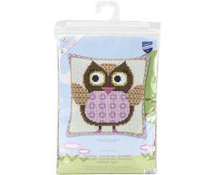 Kit Coussin au Point de Croix Mlle Hibou