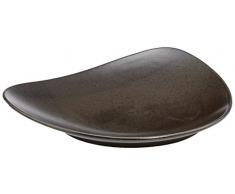 ASA Cuba Marone Assiette Gourmette Pierre Marron 34 x 34 x 7,5 cm