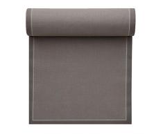 Serviette de table en coton 32x32cm - Rouleau de 12 serviettes - Gris